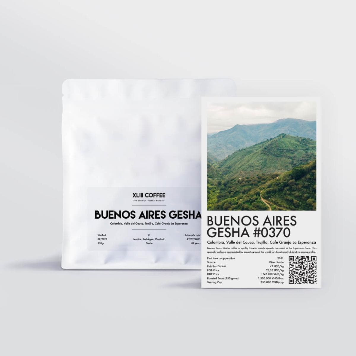 Cà phê Buenos Aires Gesha #0370
