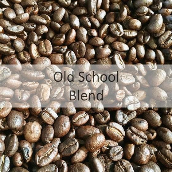 Old school dark roast coffee