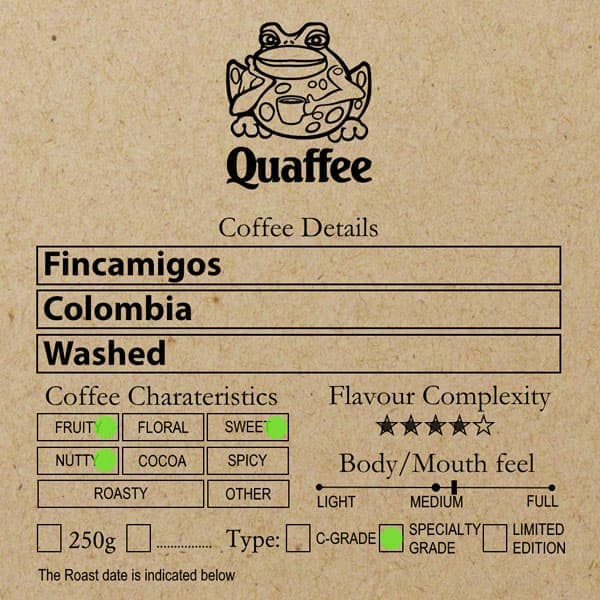Colombian Fincamigos Typica Washed