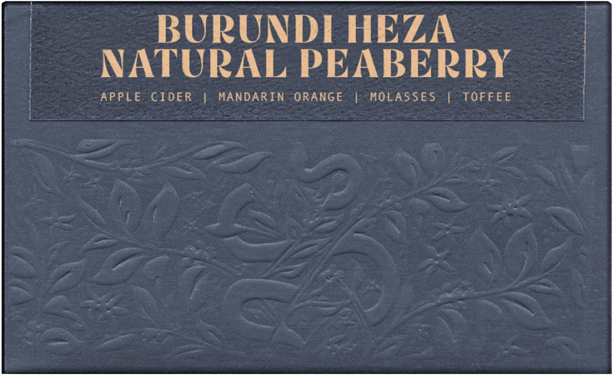 Burundi Heza Natural Peaberry